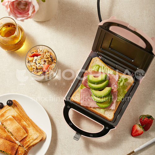 Bear sandwich maker, breakfast maker, household light food maker, waffle maker, multi-function heating toast press toaster DQ000533